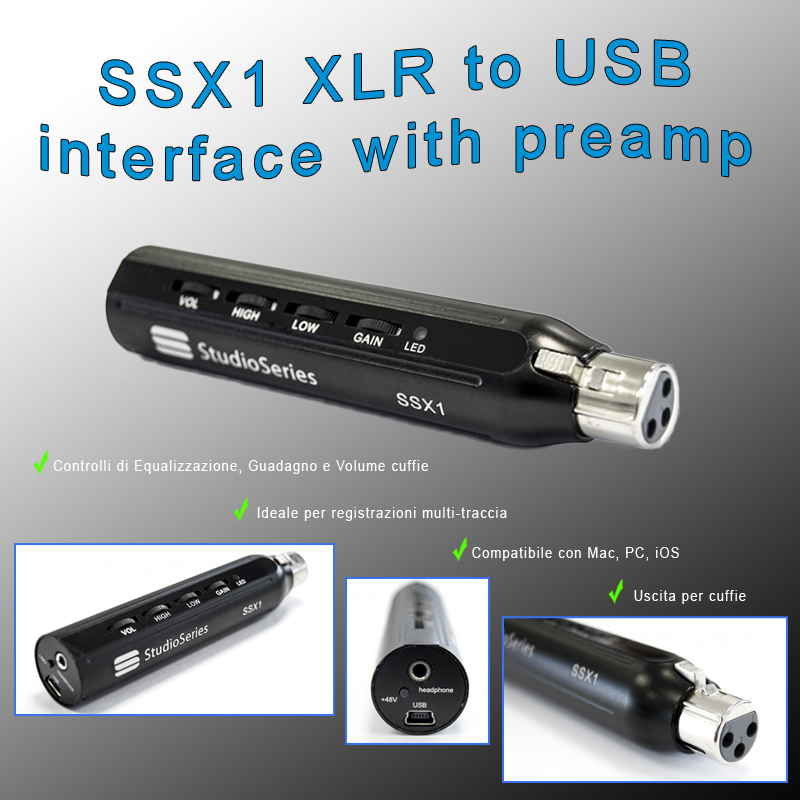SSX1 XLR to USB